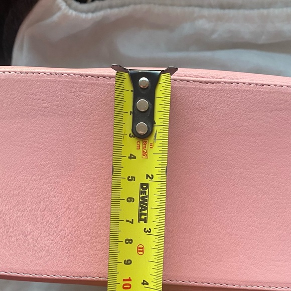 Gironacci Genuine Italian Leather Hobo Style Pink Purse - Picture 10 of 13